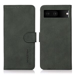 Θήκη Google Pixel 7 5G KHAZNEH Litchi Skin Texture Leather με βάση στήριξης