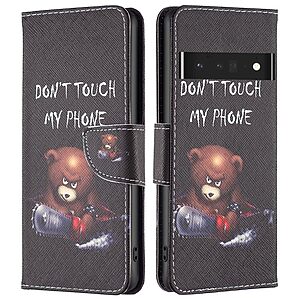 Θήκη Google Pixel 7 Pro 5G OEM Angry bear with chainsaw με βάση στήριξης
