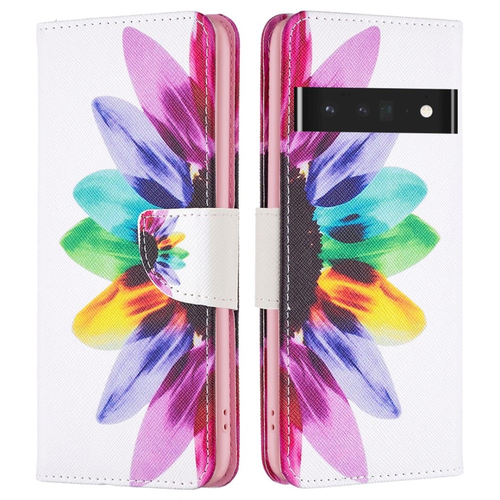 Θήκη Google Pixel 7 Pro 5G OEM Colorful Petals με βάση στήριξης