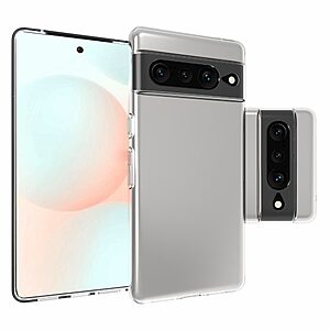 Θήκη Google Pixel 7 Pro 5G OEM Silicone Sockproof Anti-Slip Transparent Πλάτη TPU - Image 2
