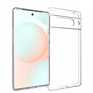 Θήκη Google Pixel 7 Pro 5G OEM Silicone Sockproof Anti-Slip Transparent Πλάτη TPU
