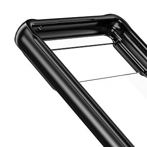 Θήκη Google Pixel 7 Pro 5G Mad Mask Hybrid Sockproof Transparent frame πλάτη από αντικραδασμικό TPU μαύρο - Image 3