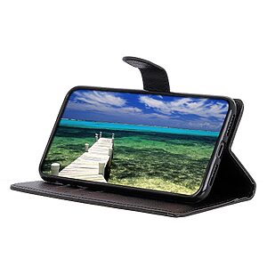 υποδοχές καρτών και μαγνητικό κούμπωμα μαύρο