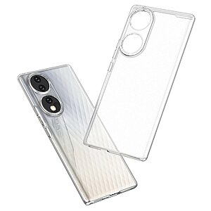 Θήκη Honor 70 5G OEM Silicone Sockproof V6 Anti-Slip Transparent Πλάτη TPU - Image 3