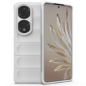 Θήκη Honor 70 5G Mad Mask Rugged Armor από σκληρό Premium TPU λευκό