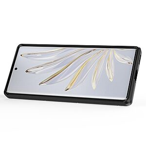 Θήκη Honor 70 5G Mad Mask Πλάτη Thin Armor με Μαγνητικό δαχτυλίδι και Βάση στήριξης TPU μαύρο - Image 3