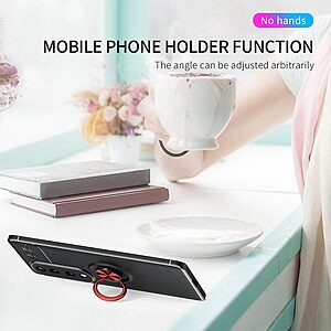 Θήκη Honor 70 5G OEM Magnetic Ring Kickstand / Μαγνητικό δαχτυλίδι / Βάση στήριξης TPU μπλε - Image 3