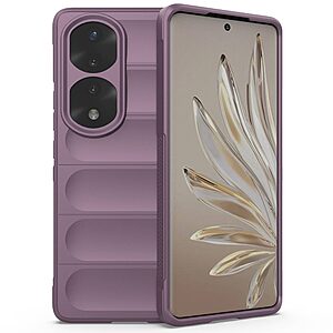 Θήκη Honor 70 5G Mad Mask Rugged Armor από σκληρό Premium TPU μωβ