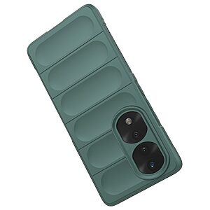 Θήκη Honor 70 5G Mad Mask Rugged Armor από σκληρό Premium TPU πράσινο - Image 4