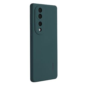Θήκη Honor 70 5G ENKAY Hat Prince Soft Liquid Silicone Πλάτη από Premium TPU πράσινο σκούρο