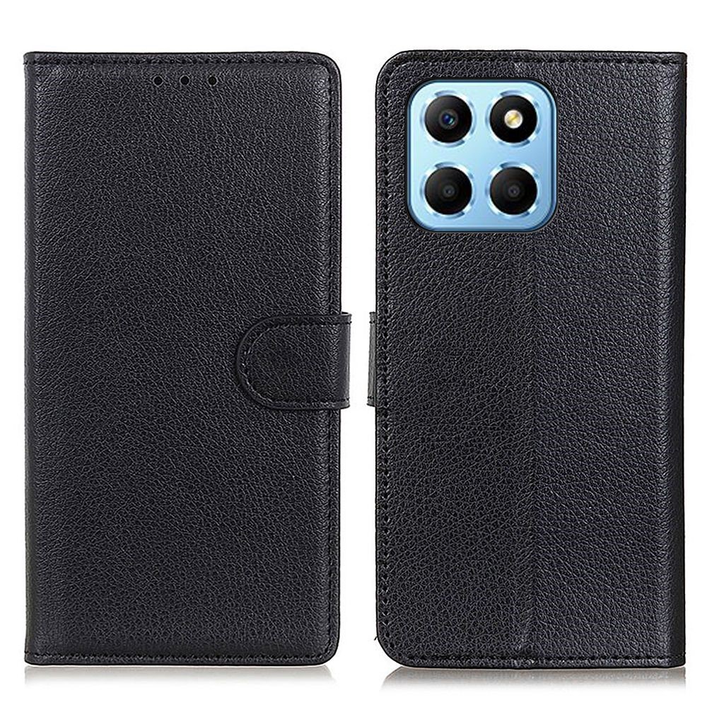 Θήκη Honor X8 5G OEM Litchi Skin  Leather με βάση στήριξης