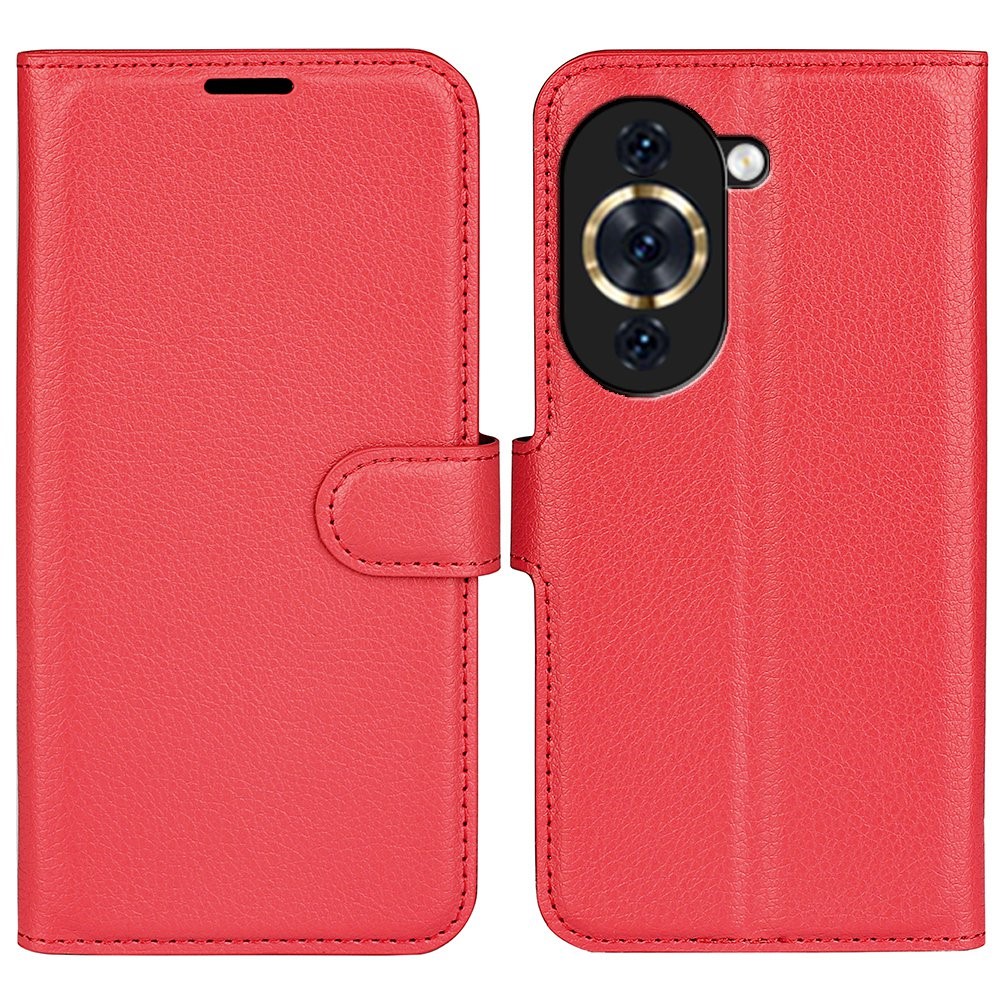 Θήκη Huawei Nova 10 OEM Litchi Skin  Leather με βάση στήριξης