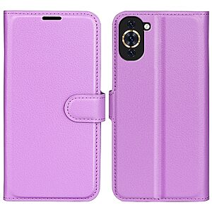 Θήκη Huawei Nova 10 Pro OEM Litchi Skin  Leather με βάση στήριξης