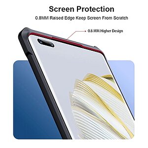 Θήκη Huawei Nova 10 Pro XUNDD Hybrid Sockproof Transparent πλάτη από αντικραδασμικό TPU μαύρο - Image 3