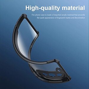 Θήκη Huawei Nova 10 Pro XUNDD Hybrid Sockproof Transparent πλάτη από αντικραδασμικό TPU μαύρο - Image 4