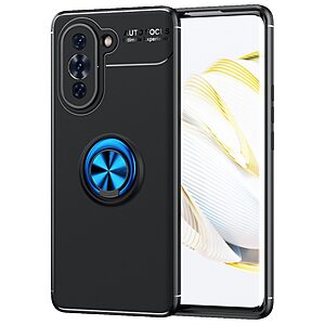 Θήκη Huawei Nova 10 Pro OEM Magnetic Ring Kickstand / Μαγνητικό δαχτυλίδι / Βάση στήριξης TPU μαύρο / μπλε