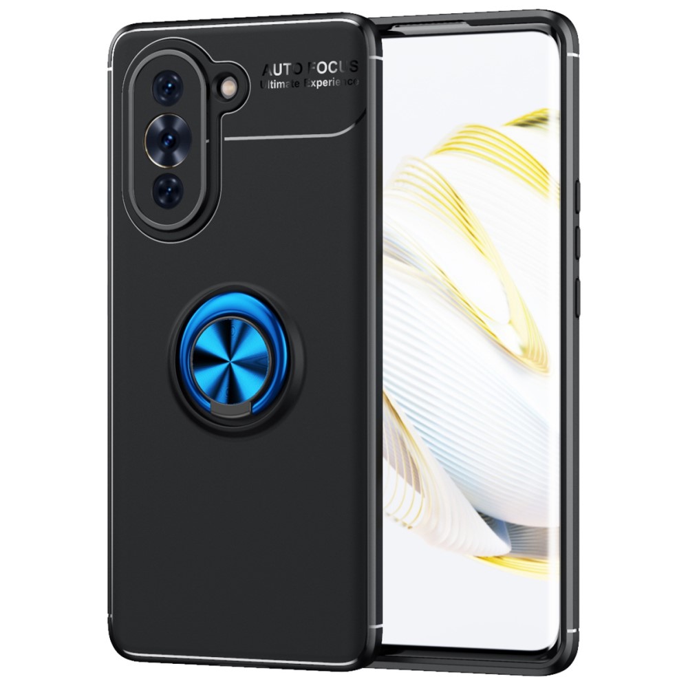 Θήκη Huawei Nova 10 Pro OEM Magnetic Ring Kickstand / Μαγνητικό δαχτυλίδι / Βάση στήριξης TPU μαύρο / μπλε