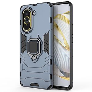 Θήκη Huawei Nova 10 Pro Mad Mask Πλάτη Thin Armor με Μαγνητικό δαχτυλίδι και Βάση στήριξης TPU μπλε