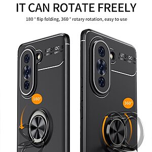 Θήκη Huawei Nova 10 Pro OEM Magnetic Ring Kickstand / Μαγνητικό δαχτυλίδι / Βάση στήριξης TPU μπλε - Image 4