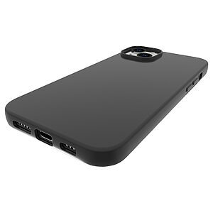 Θήκη iPhone 14 Plus OEM Matte Premium v3 Πλάτη με ημίσκληρο TPU μαύρο - Image 5