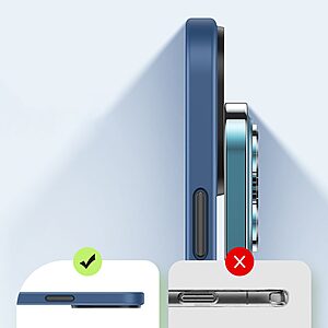 Θήκη iPhone 14 Plus ROCK Transparent Thin Frame Πλάτη από Premium TPU πλάτη μαύρο - Image 4