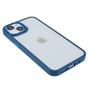 Θήκη iPhone 14 Plus Mad Mask Ultra Thin Hybrid Πλάτη από Premium TPU με μεταλιζέ περίβλημα μπλε - Image 5