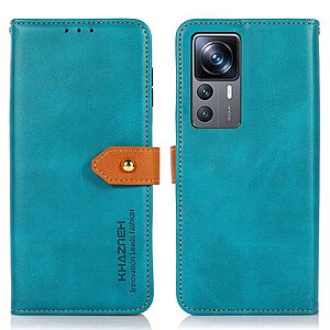Θήκη Xiaomi 12T / 12T Pro KHAZNEH Leather Wallet Golden Clasp με βάση στήριξης
