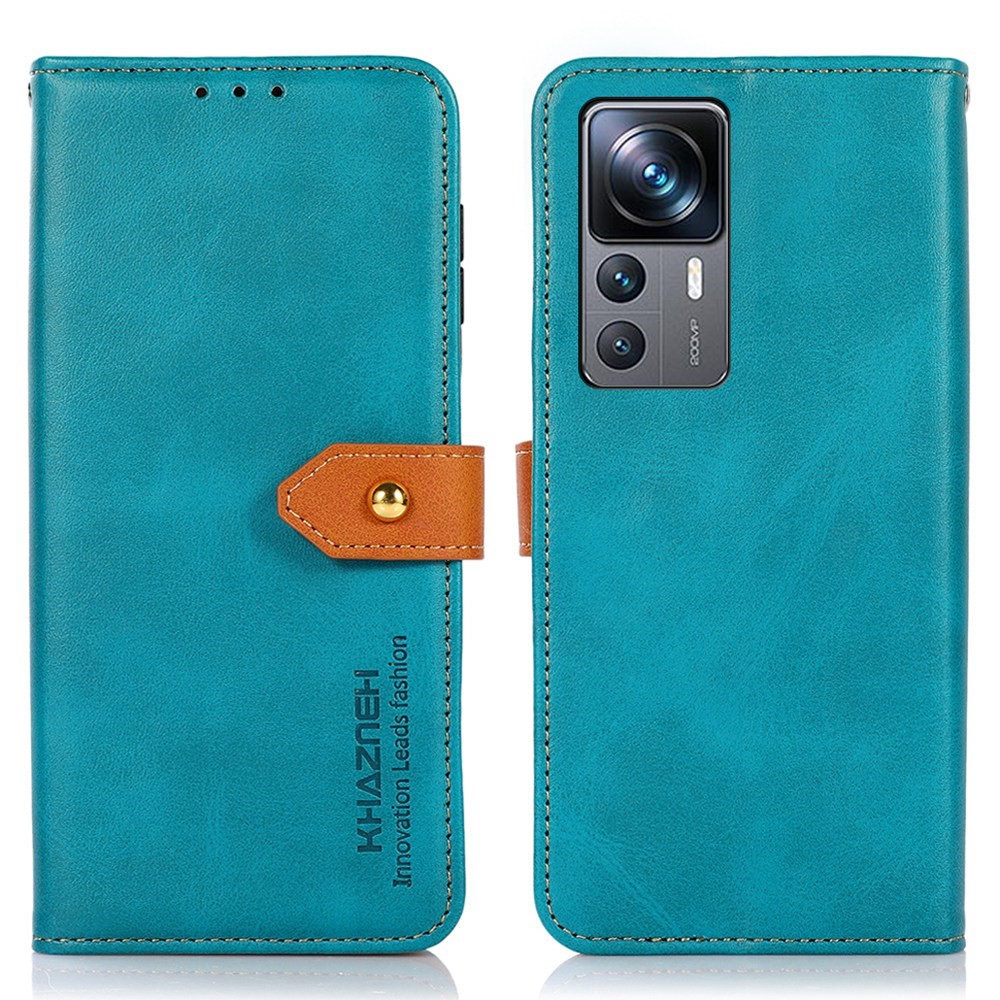 Θήκη Xiaomi 12T / 12T Pro KHAZNEH Leather Wallet Golden Clasp με βάση στήριξης