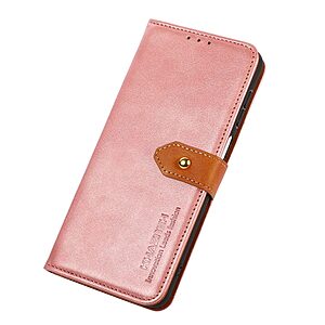 Θήκη Xiaomi 12T 5G / 12T Pro 5G KHAZNEH Leather Wallet Golden Clasp με βάση στήριξης, υποδοχές καρτών και μαγνητικό κούμπωμα ροζ χρυσό - Image 4