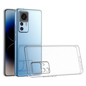 Θήκη Xiaomi 12T / 12T Pro OEM Silicone Sockproof V6 Anti-Slip Transparent Πλάτη TPU
