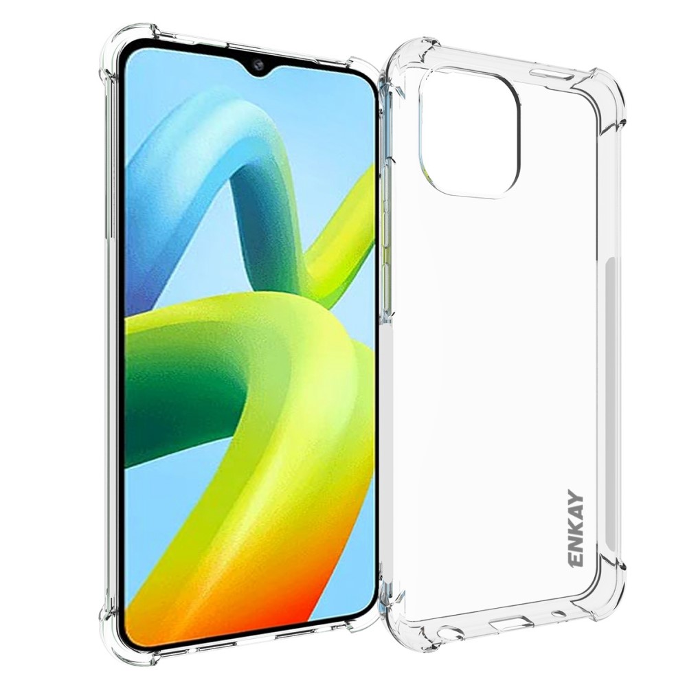 Θήκη Xiaomi Redmi A1 ENKAY Silicone Sockproof Anti-Slip Transparent Πλάτη TPU