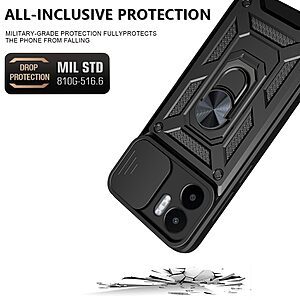 Kickstand και Βάση στήριξης από σκλήρό Premium TPU μαύρο