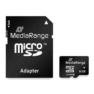 Κάρτα Μνήμης MediaRange Micro SDHC Class 10 με SD Adaptor 32 GB (High Capacity) - Image 3