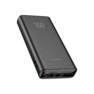 Power Bank VEGER (T100) για Laptop με PD 100W έξοδος & PD 45W είσοδος, 3 x USB Fast Charging 20000mah