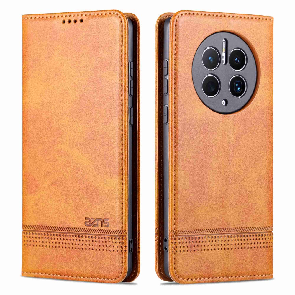 Θήκη Huawei Mate 50 Pro AZNS Litchi Retro V4 Texture Leather με βάση στήριξης