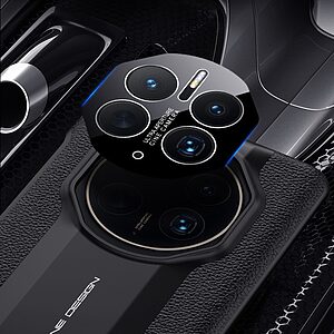 Θήκη Huawei Mate 50 Pro Mad Mask Leather Texture Series Πλάτη Shock-Proof από αυθεντικό δέρμα και TPU λευκό - Image 4