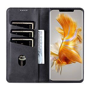 υποδοχές καρτών και μαγνητικό κούμπωμα μαύρο