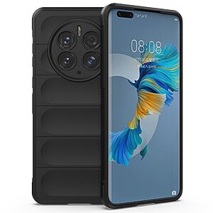 Θήκη Huawei Mate 50 Pro Mad Mask Rugged Armor από σκληρό Premium TPU μαύρο