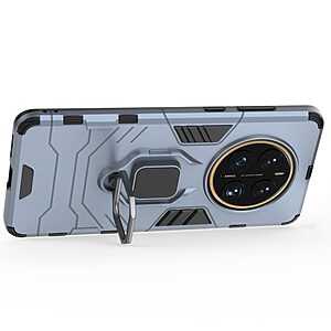 Θήκη Huawei Mate 50 Pro Mad Mask Πλάτη Thin Armor με Μαγνητικό δαχτυλίδι και Βάση στήριξης TPU μπλε - Image 3