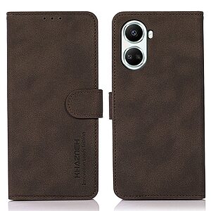 Θήκη Huawei Nova 10 SE KHAZNEH Litchi Skin Texture Leather με βάση στήριξης