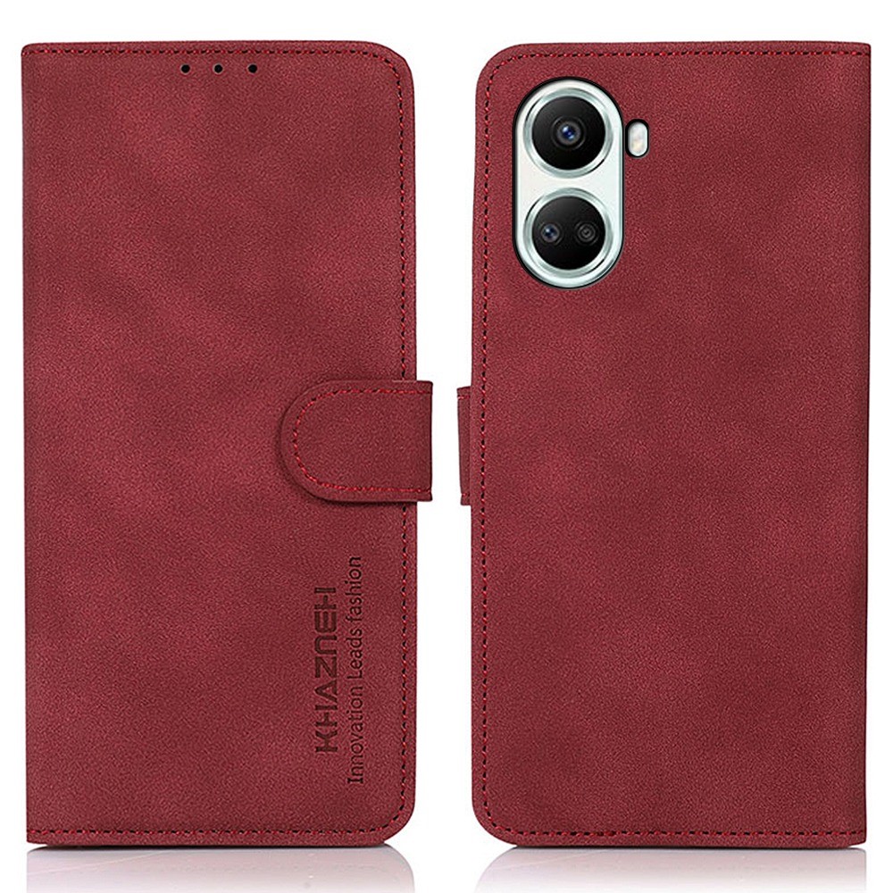 Θήκη Huawei Nova 10 SE KHAZNEH Litchi Skin Texture Leather με βάση στήριξης