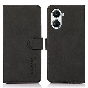 Θήκη Huawei Nova 10 SE KHAZNEH Litchi Skin Texture Leather με βάση στήριξης