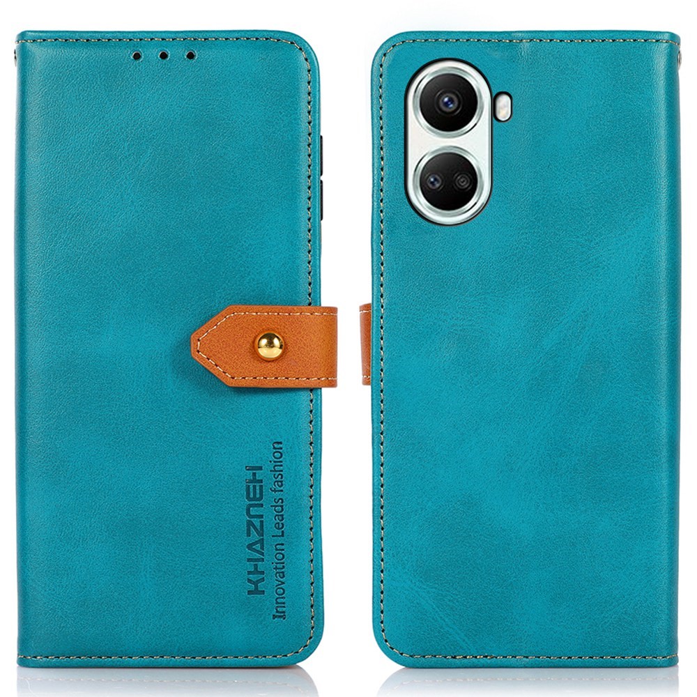 Θήκη Huawei Nova 10 SE KHAZNEH Leather Wallet Golden Clasp με βάση στήριξης