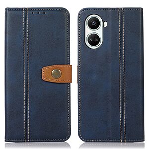 Θήκη Huawei Nova 10 SE Mad Mask Leather Wallet Strong Golden Clasp με βάση στήριξης