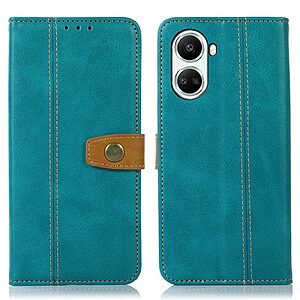 Θήκη Huawei Nova 10 SE Mad Mask Leather Wallet Strong Golden Clasp με βάση στήριξης