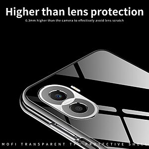 Θήκη Huawei Nova 10 SE MOFI Crystal Clear Series ανθεκτική στις γρατζουνιές από Premium TPU και διάφανη Πλάτη - Image 5