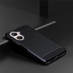 Θήκη Huawei Nova 10 SE MOFI Brushed V2 TPU Carbon Πλάτη μπλε - Image 3