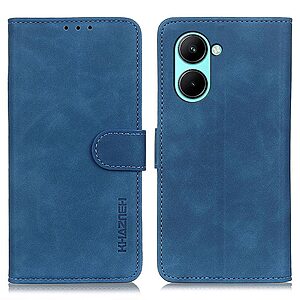 Θήκη Realme C33 KHAZNEH Litchi Skin Texture Leather με βάση στήριξης