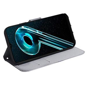 Θήκη Realme C33 OEM σχέδιο Lion με βάση στήριξης, υποδοχές καρτών και μαγνητικό κούμπωμα Flip Wallet δερματίνη - Image 3