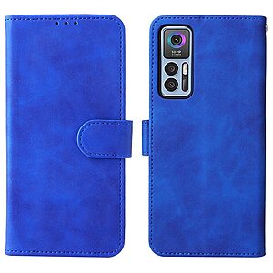 Θήκη TCL 30 / 30+ Mad Mask Litchi Skin Texture Leather με βάση στήριξης